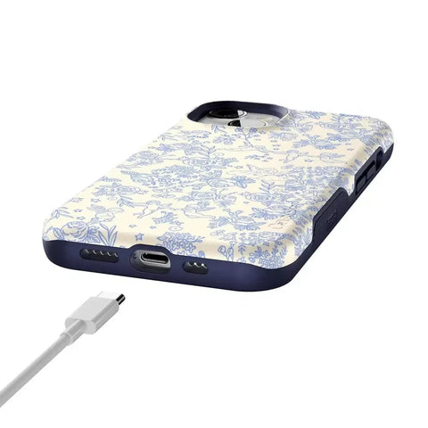 Cupid's Canvas | Periwinkle Floral Case