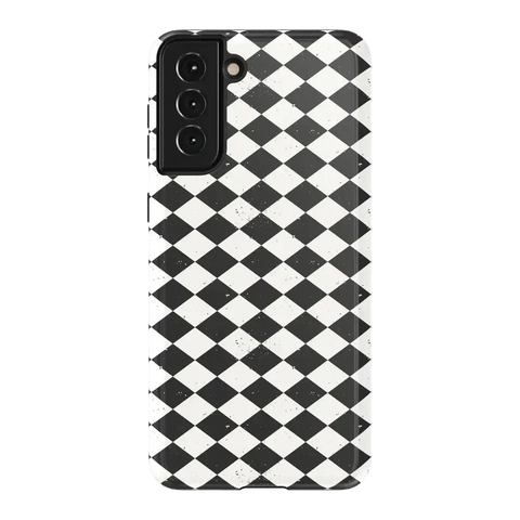 Salem's Hex | Black & White Checkered Case