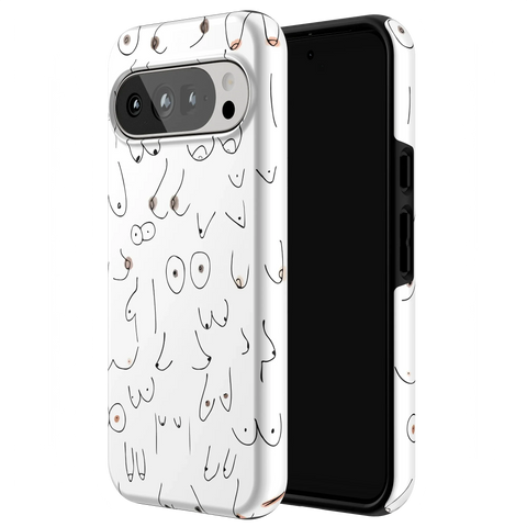 I'm With Her | Black & White Boobs Case