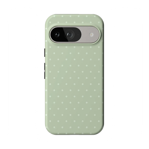 On the Dot | Green Polka Dot Case
