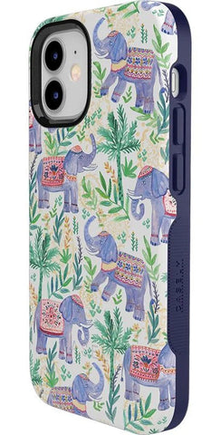 Pastel Gardens | Watercolor Elephant Floral Case