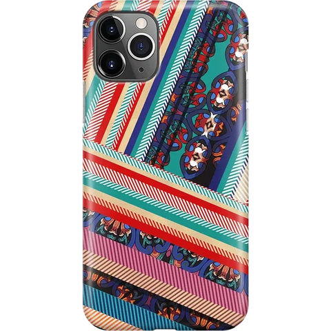 Wearing Layers | Layered Patchwork iPhone Case