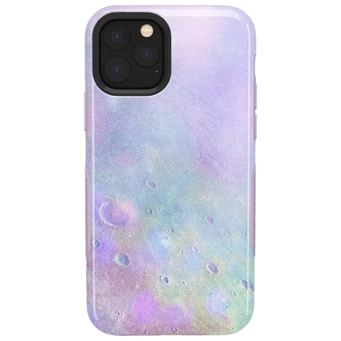 Over the Moon | Pastel Marble Moon Case