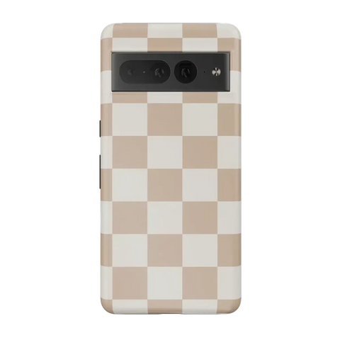 Fit Check | Neutral Checkerboard Google Pixel Case