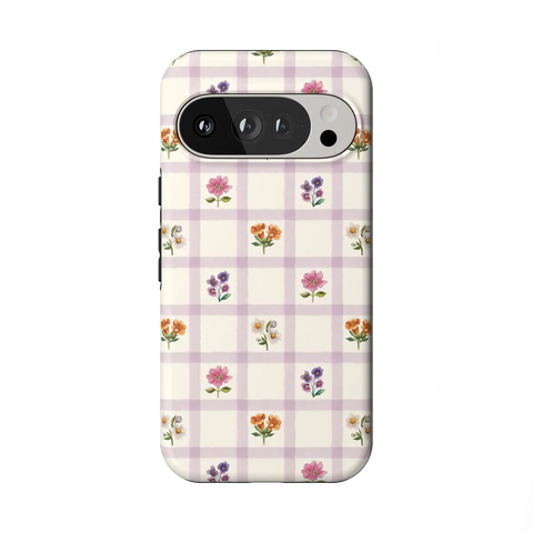 Meadow Check | Floral Gingham Case