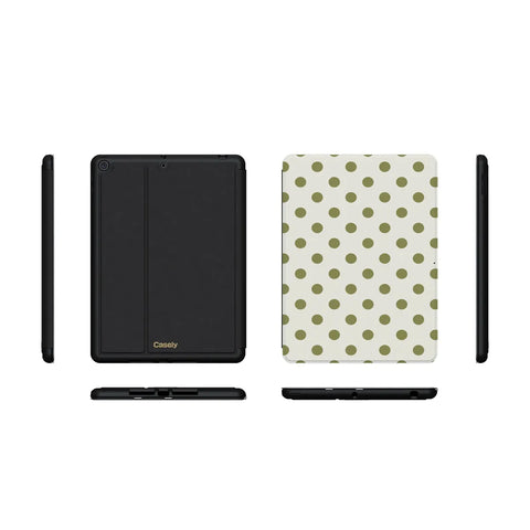 Spotted in SoHo | Green Polka Dot iPad Case