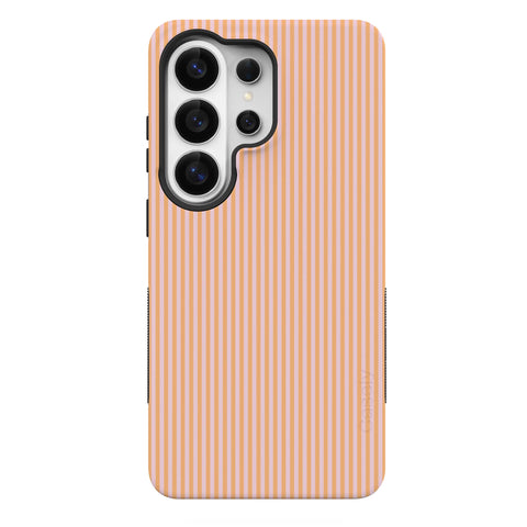 Stripes and the City | Orange & Pink Pinstripe Case
