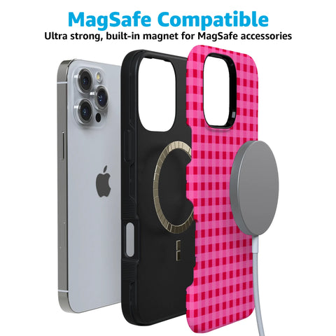 Sweet Jam | Hot Pink Gingham Case