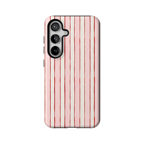 Pretty in Pastel | Blush Stripes Case