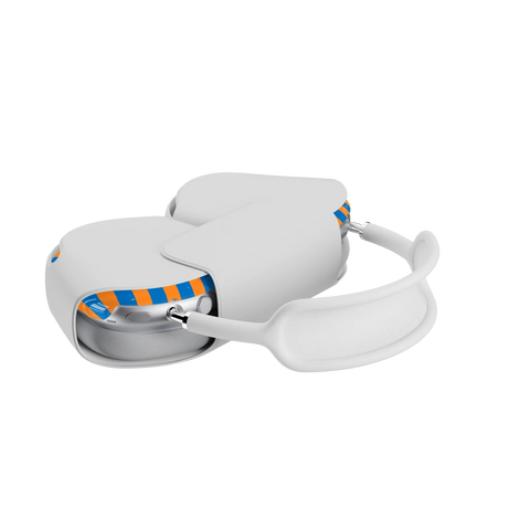 Go New York | Blue & Orange Stripes AirPods Max Case