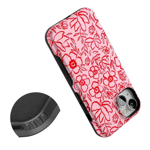 Blush Garden | Floral Doodle Case