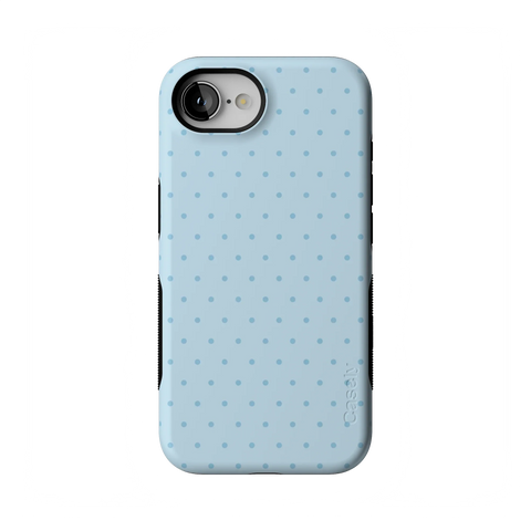 On the Dot | Blue Monochrome Polka Dot Case