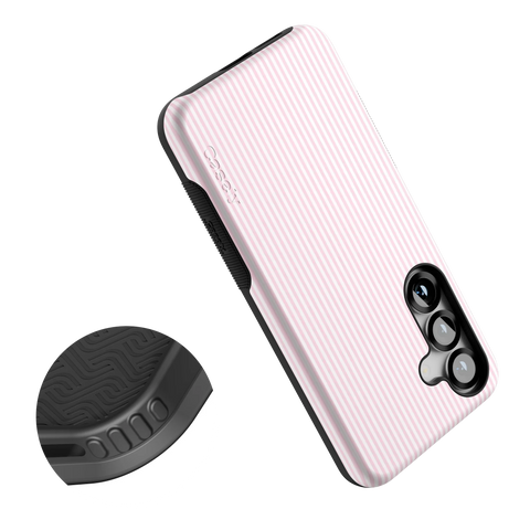 Stripes and the City | Light Pink Pinstripe Case