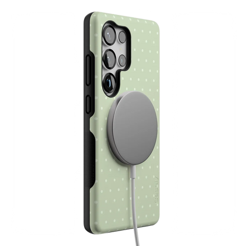On the Dot | Green Polka Dot Case