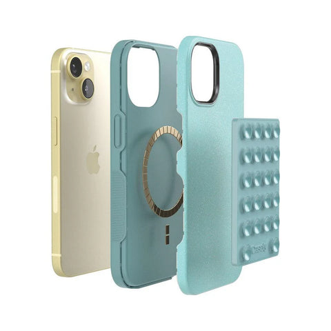 Aquamarine | Ocean Blue Shimmer Grippy