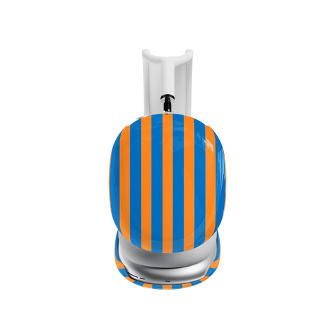 Go New York | Blue & Orange Stripes AirPods Max Case