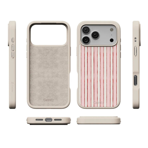 Pretty in Pastel | Blush Stripes Case