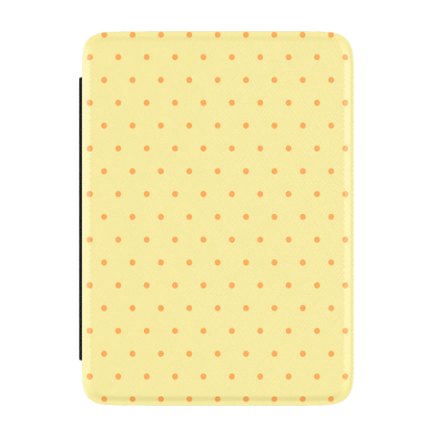 On the Dot | Yellow Polka Dot Kindle Case