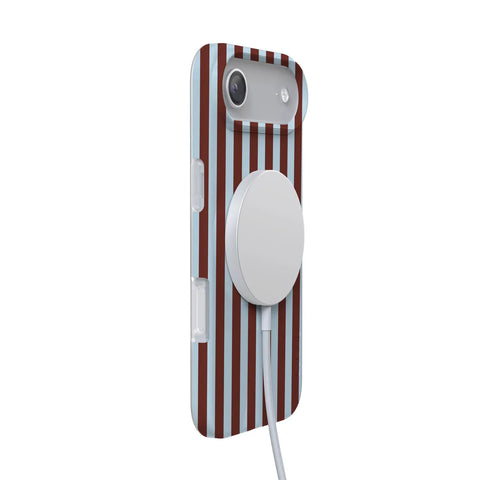 Sunday in Brooklyn | Blue Stripes Case