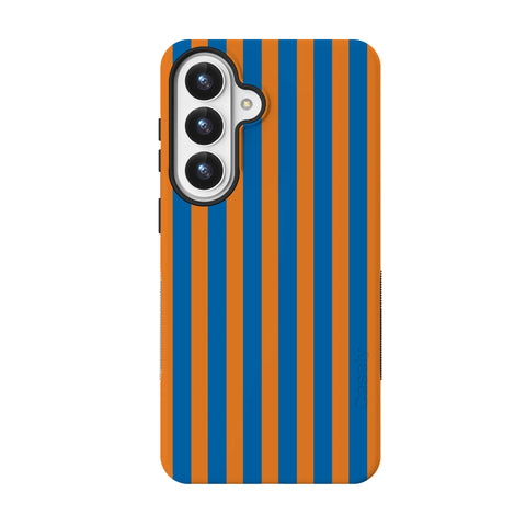 Go New York | Blue & Orange Stripes Case