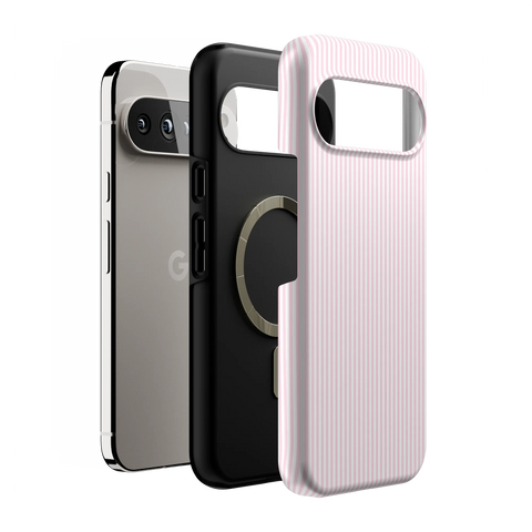 Stripes and the City | Light Pink Pinstripe Case