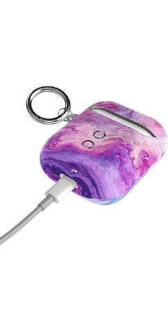 Tie Dying Over You | Purple Marble AirPods Case