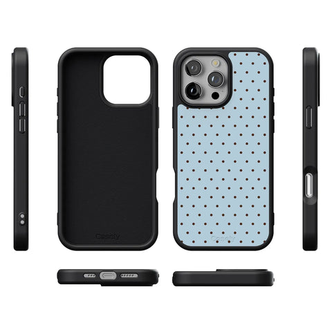 On the Dot | Blue Polka Dot Case
