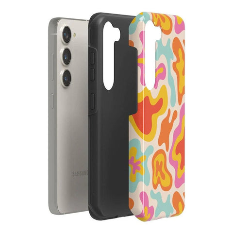 Tropical Color Splash | Abstract Retro Samsung Case