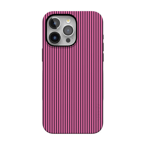 Stripes and the City | Pink & Purple Pinstripe Case