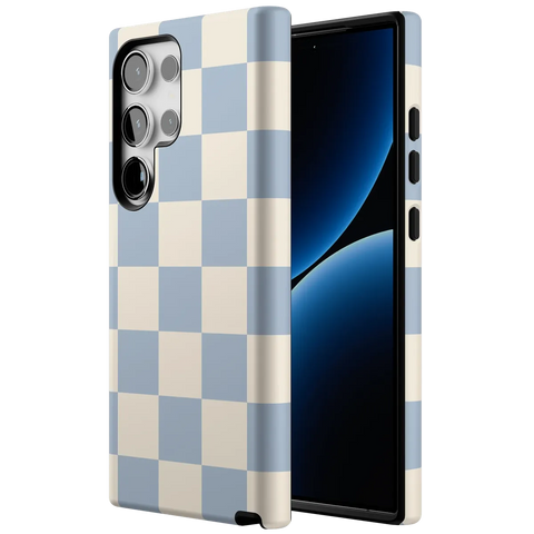 Fit Check | Light Blue Checkerboard Case