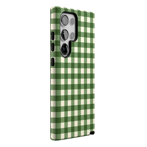 Checked Twice | Green Plaid Case
