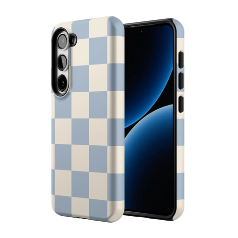 Fit Check | Light Blue Checkerboard Case