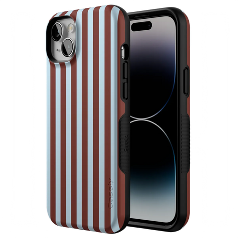 Sunday in Brooklyn | Blue Stripes Case