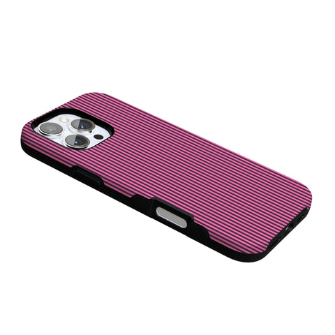 Stripes and the City | Pink & Purple Pinstripe Case