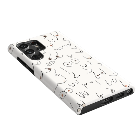 I'm With Her | Black & White Boobs Case