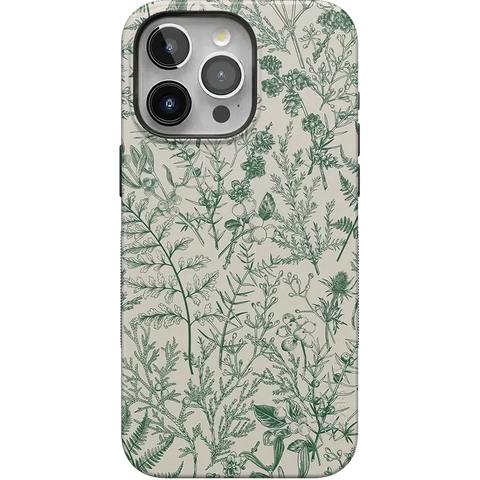 Sage Garden | Green Floral Case