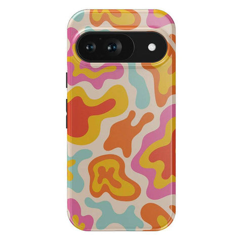 Tropical Color Splash | Abstract Retro Google Pixel Case