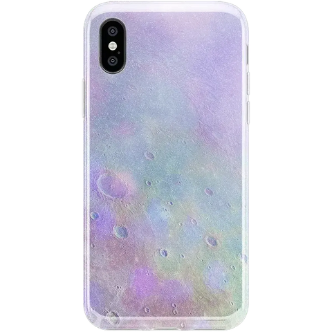 Over the Moon | Pastel Marble Moon Case
