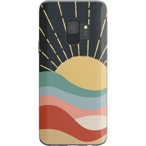 Here Comes the Sun | Colorblock Sunset Samsung Case