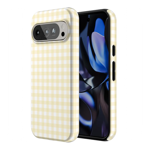 Pastel Picnic | Yellow Gingham Case