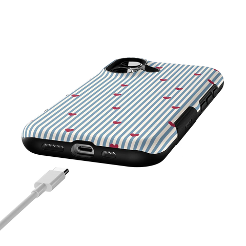Love Lines | Blue Stripes Case