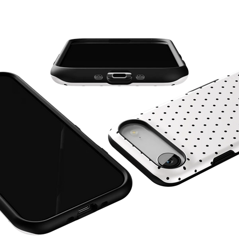 On the Dot | Black Polka Dot Case