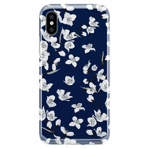 Floral Forest | Navy Cherry Blossom Floral Case