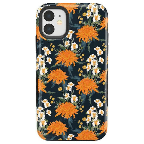 Off Tropic Floral | Exotic Orange Flower Case