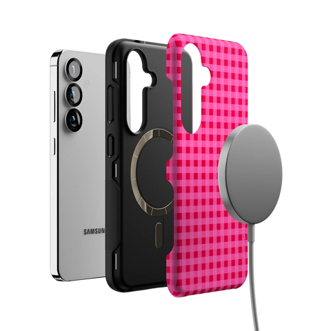Sweet Jam | Hot Pink Gingham Case