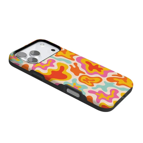 Tropical Color Splash | Abstract Retro Case