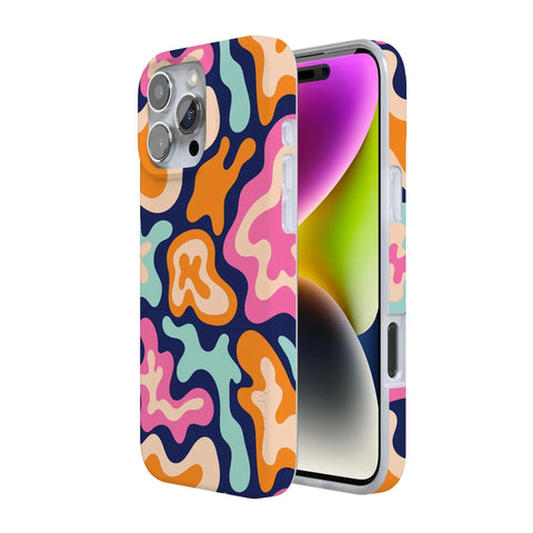 Midnight Color Splash | Abstract Retro Case
