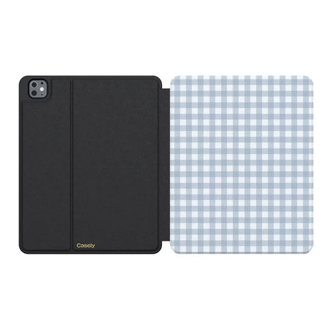 Pastel Picnic | Blue Gingham iPad Case