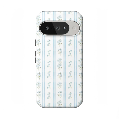 Cottage Stripe | Blue Floral Case