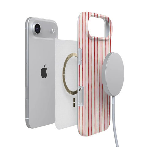 Pretty in Pastel | Blush Stripes Case